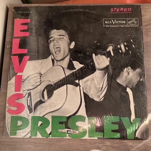 Elvis Presley Vinyl LP Blue Suede Shoes Tutti Fruity Vintage Shrink Tested