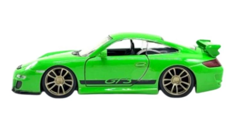 JADA TOYS - PORSCHE 911 GT3 RS verde FAST and FURIOUS - 1/32 - JAD35693 - Immagine 3 di 3