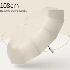 Large Umbrella 24 Bone Folding Fully Automatic Double Bone SPF 50 UV Protection