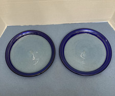Vintage Mexican Hand Blown 11 Glass Dinner Pl...