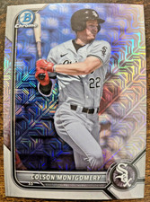 2022 Bowman Chrome Colson Montgomery #BCP-212 Mojo Refractor Rookie Card RC