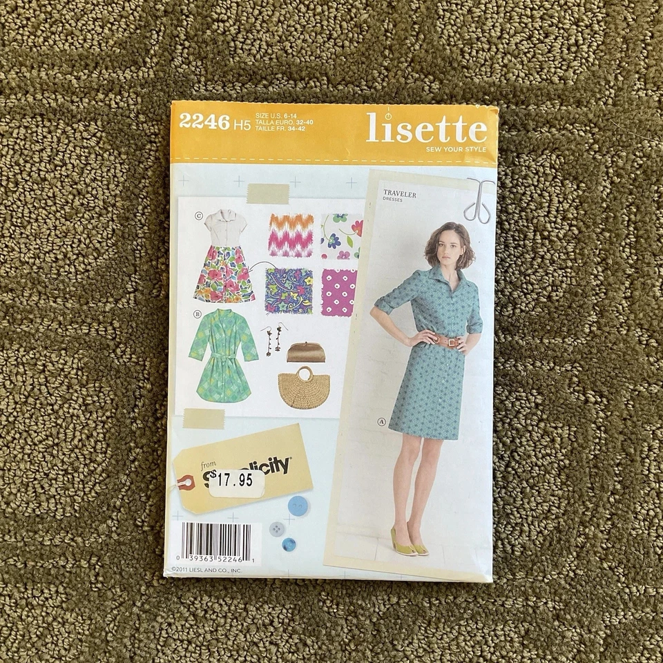 Lot 10 Women’s Sewing Patterns: Simplicity, Butterick, Lisette, Tote Bag, Tracin - Image 2 of 4