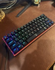 Redragon Fizz K617 RGB Mechanical Gaming Keyboard Wired USB-C Compact Black Red