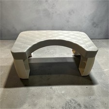      Potty Training Step Stool Model 360 Gray and White Unisex Plastic