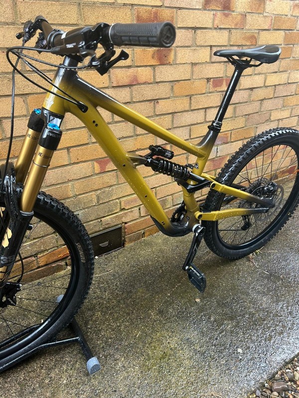 Specialized Full Suspension Mountain Bike S3 29in Gold/Black, Hydraulic Disc