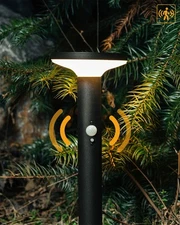 Yoolax Solar Pathway Lights Outdoor Motion Sensor Landscape Lights 2 Pack Wat...