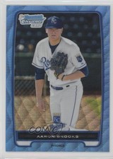 2012 Bowman Chrome Prospects Blue Wave Refractor Aaron Brooks #BCP176 0l2