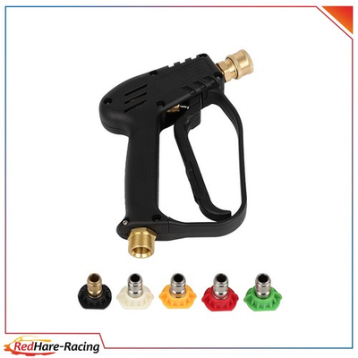 #ad Short Pressure Washer Gun with M22 14mm Inlet Stubby High Pressure Handle Gun $23.57