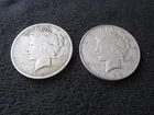 1922 & 1922-D Silver Peace Dollars (Lot of 2)
