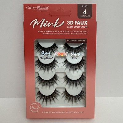 Cherry Blossom Faux Mink 3D Lash Collection 4 Pairs #72231 Eris