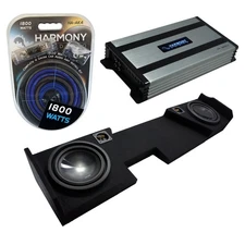 2014 - 2018 GMC Sierra Double Cab Alpine SWT-10S4 Dual 10 Sub Box New SA60M Amp