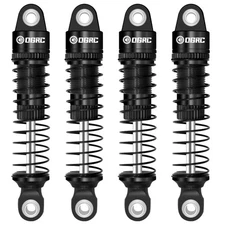OGRC 52mm Shocks Absorber Oil Threaded Damper Aluminum Front & Rear Shocks fo...