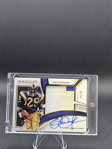2022 Immaculate Collection Eric Dickerson Premium Patch Auto /49 - Rams
