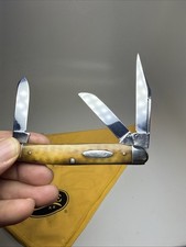 Vintage Case Tested Knife 1920-1940 6347 Stockman GreenBone
