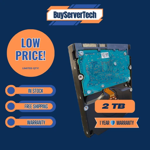 HGST HUA723020ALA640 (0F14043) 2TB 64MB 7200RPM SATA 6.0Gb/s 3.5" Hard Drive - Image 2 of 2