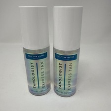 2 New Tanologist Express Self Tan Water Organic Spray Medium 100ml Each 3.38oz