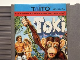 Toki  Nintendo NES +Dustcover Tested Authentic CLEAN