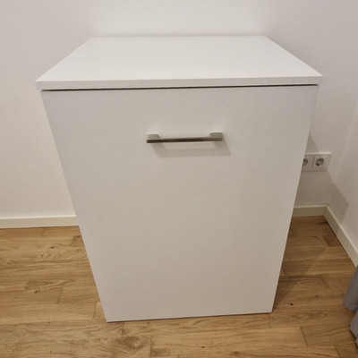 Livarno Schreibtisch Weiß Spanplatte, 2 Regalfächer, 56,4x50x79 cm
