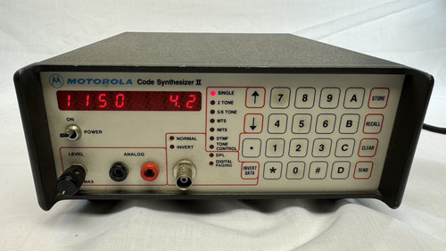 Motorola R-1150A Code Synthesizer II - Single, 2 Tone, 5/6 Tone, MTS, IMTS, DTMF