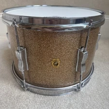 Vintage 60s Ludwig Clubdate 12” x 8”Mounted Tom Drum - Champagne Sparkle