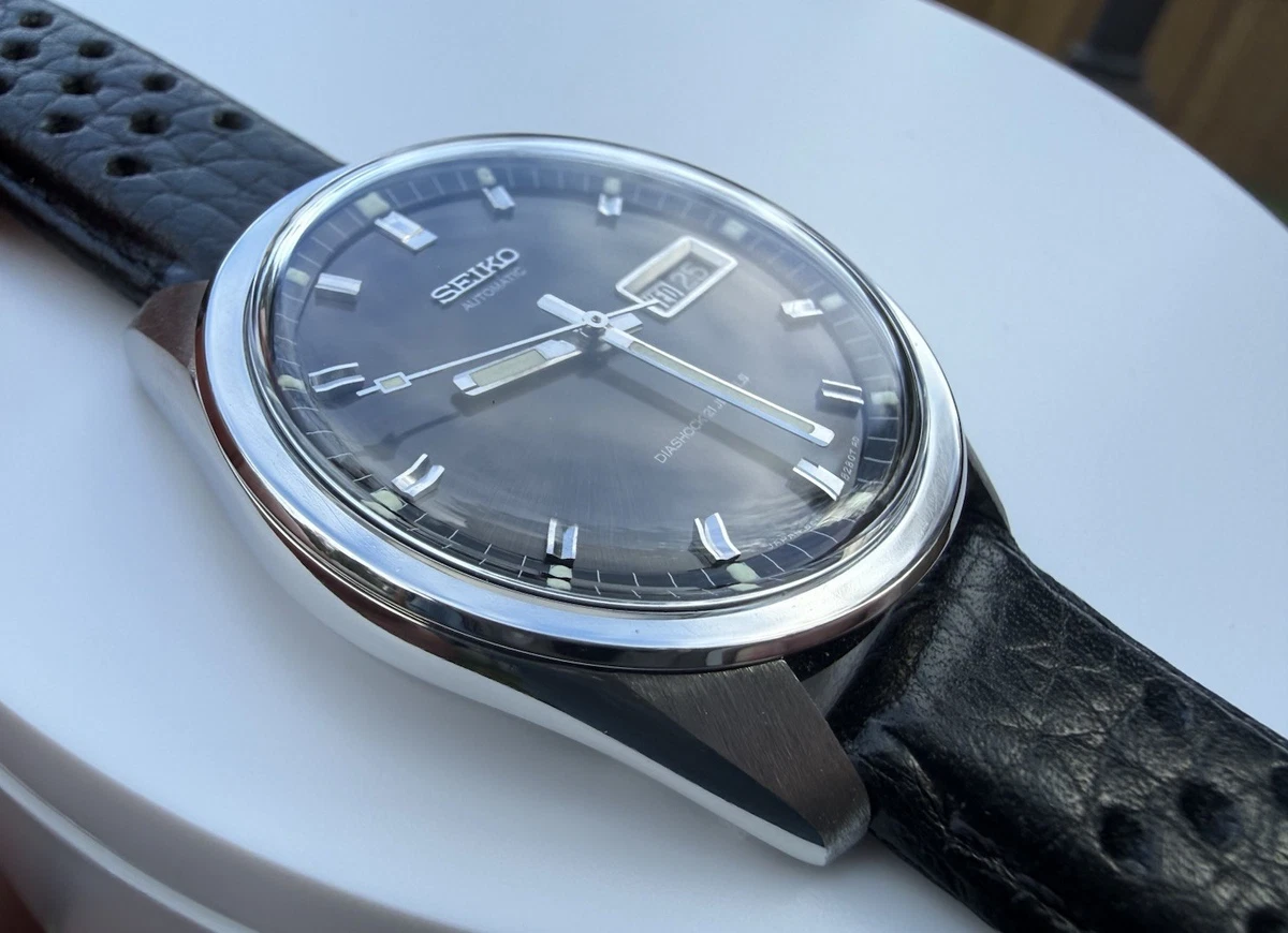Montre Seiko Sportsmatic 820 Vintage 1966 - Réf. 7625-8130 - Cadran 24h Et Date - Occasion Homme