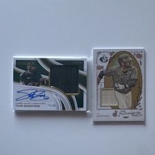 Panini & Topps Tyler Soderstrom Auto Jumbo Jacket & J.D. Martinez Relic Card Lot