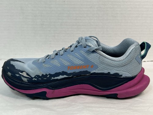Zapatos para correr Hoka One One Torrent 4 - Drizzle/Fucsia - Para mujer talla 5,5B - Imagen 4 de 15