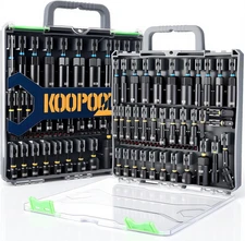 Impact Magnetic Nut Driver Set, 55PCS Impact Driver Bit Set, Deep Magnetic Nut D