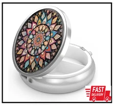 Pill Box 3 Compartment Medicine Pill Case,Portable Pill Box for Pocket or Purse