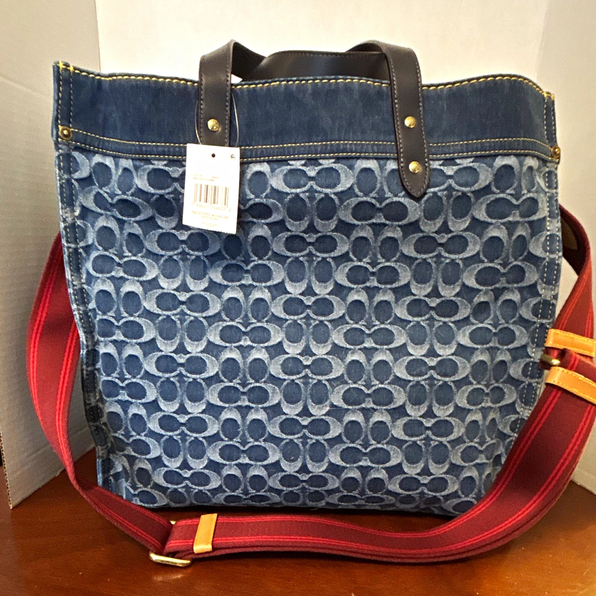 Coach Denim Exterior Tote Bags & Handbags for Women for sale | eBay