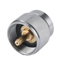 New 1Lb Adapter Camping Propane Small Gas Tank Adapter Input Lindal Output Stove