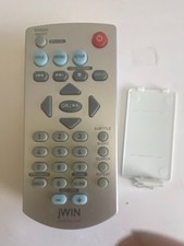 jWIN Remote Control DVD Player JD-VD76X Silver Gray Media Player