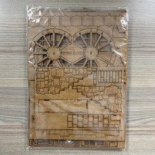 28MM FANTASY TUDOR STYLE WATERMILL LASER CUT MDF TERRAIN RPG ROLEPLAY WARGAMING