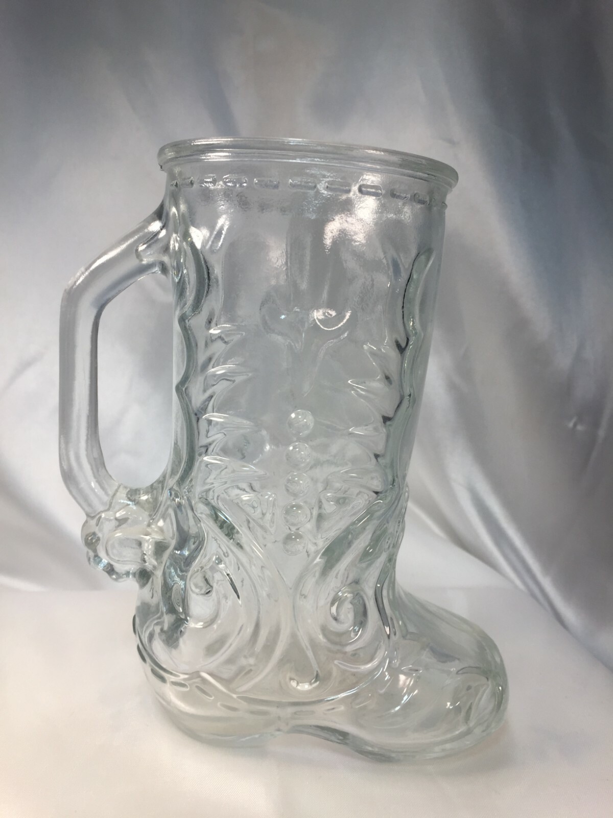 Vintage Libbey Clear Glass Beer Mug Cowboy Boot 4 eBay