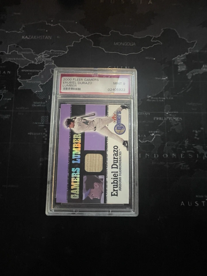 Fleer Gamers Erubiel Dirazo 2000 madera PSA 9 Foto 2 de 3