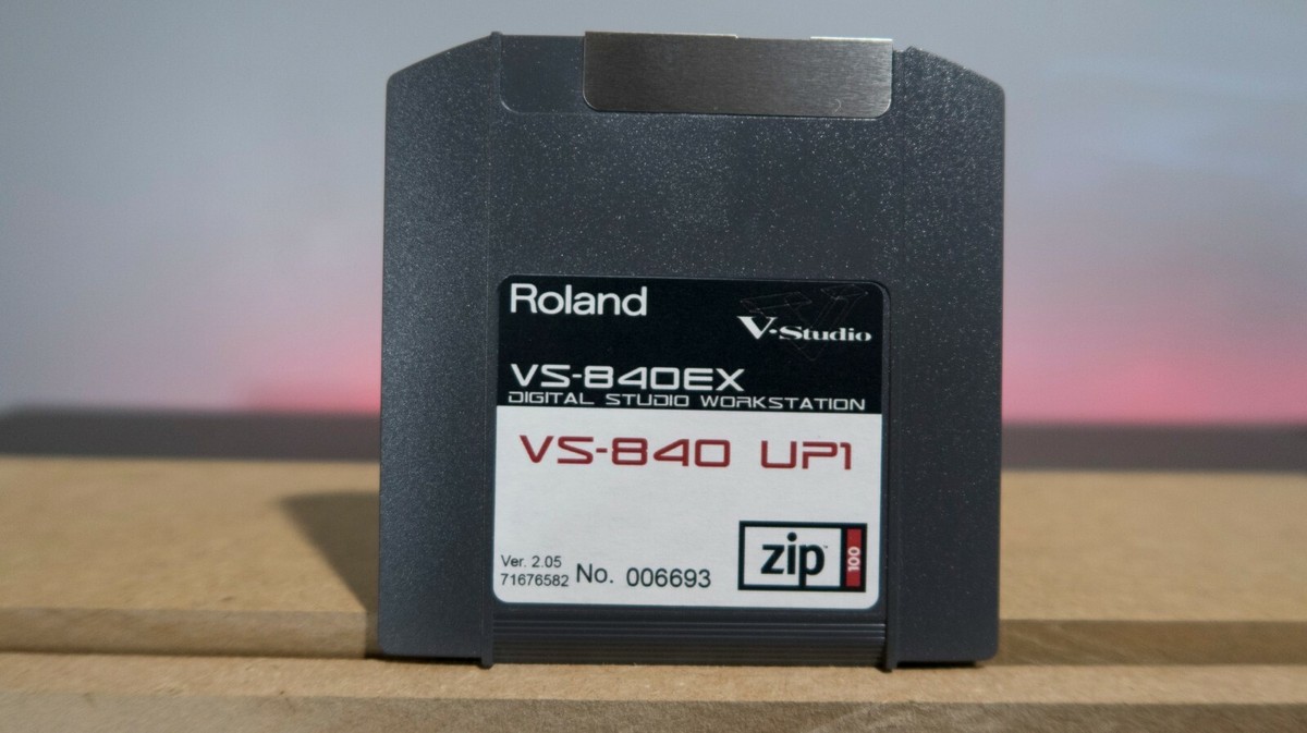 ROLAND VS-840 VS-840EX OS 2.05 Update ZIP Disk 100mb VS840