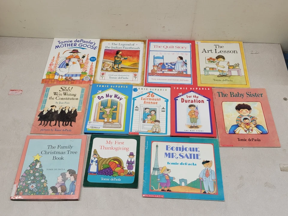 Lot of 10 Tomie dePaola Children's Picture Paperback Books "Random/Unsorted" Foto 4 de 4