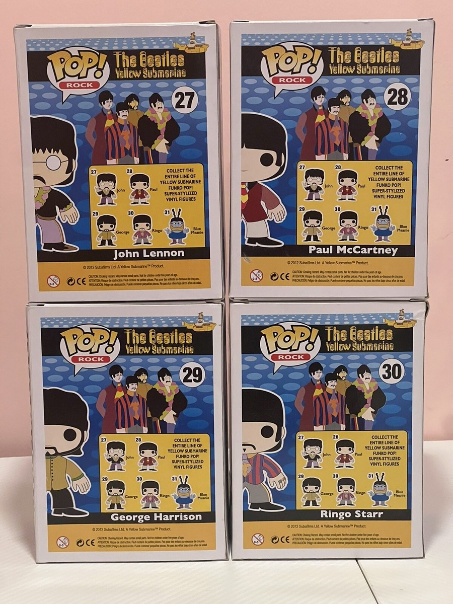 Beatles Yellow Submarine Funko Pops # 27,28,29, 30- John