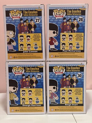 ファンコ Funko Pop! The Beatles ビートルズ 3体セット ファンコ Funko Pop! The Beatles ビートルズ 3体セット
