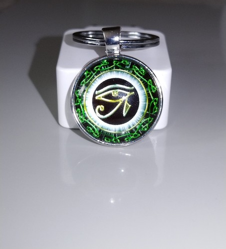 EYE OF HORUS EGYPTIAN VINTAGE PENDANT KEYRING - Picture 7 of 11