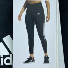 Adidas Womens S Black High-Rise 7/8 AEROREADY Leggings NWT 6002