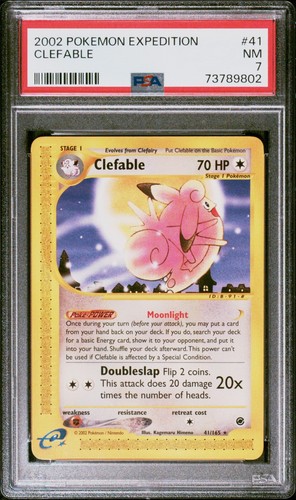 Clefable graded PSA 7 for sale on eBay