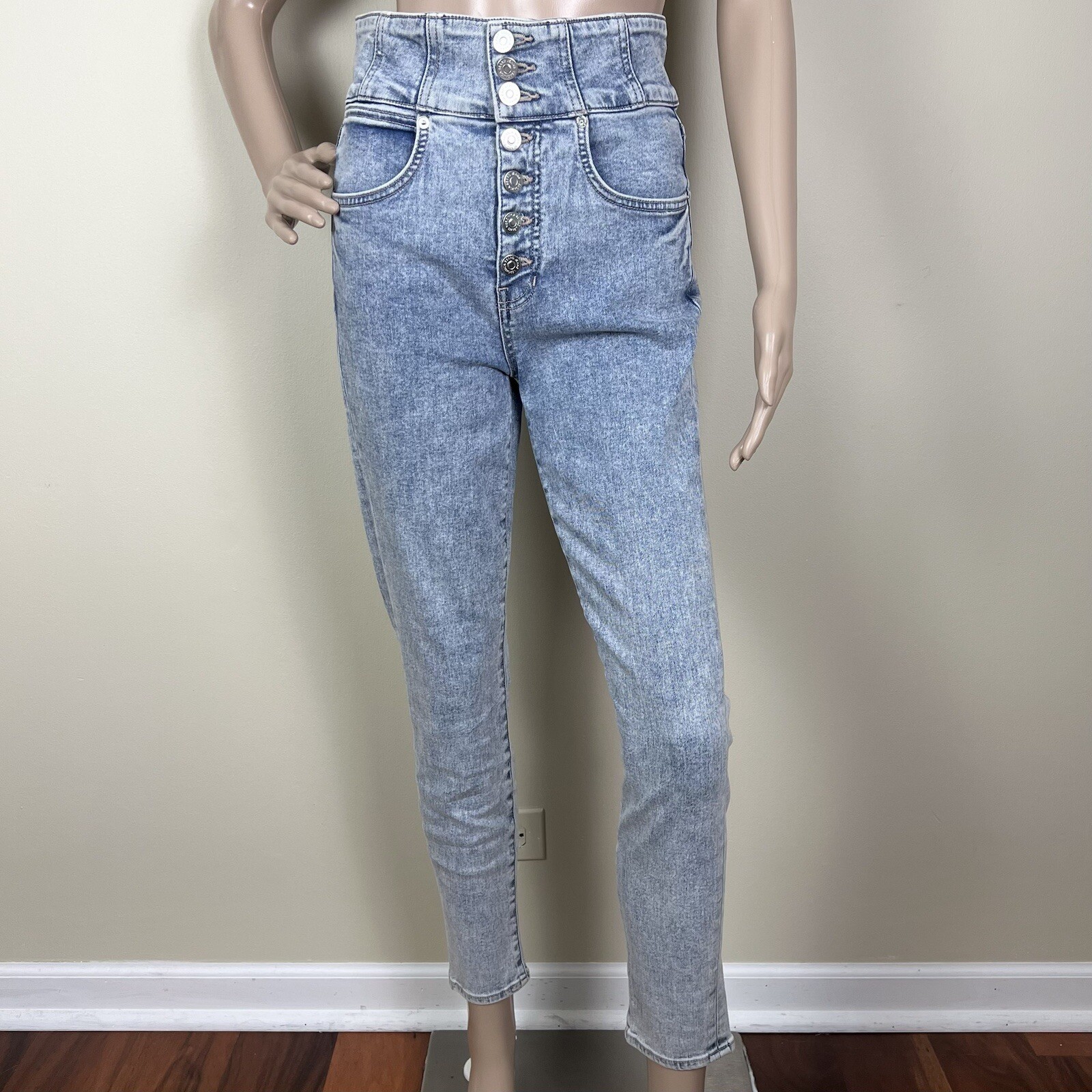 $298 VERONICA BEARD REVOLVE BUTTON FLY SKINNY JEA… - image 2