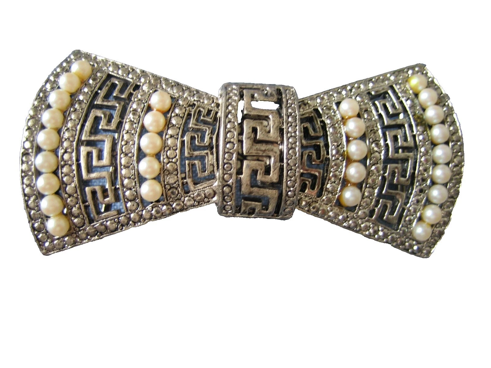 Art Deco White 1980s Vintage Accessories