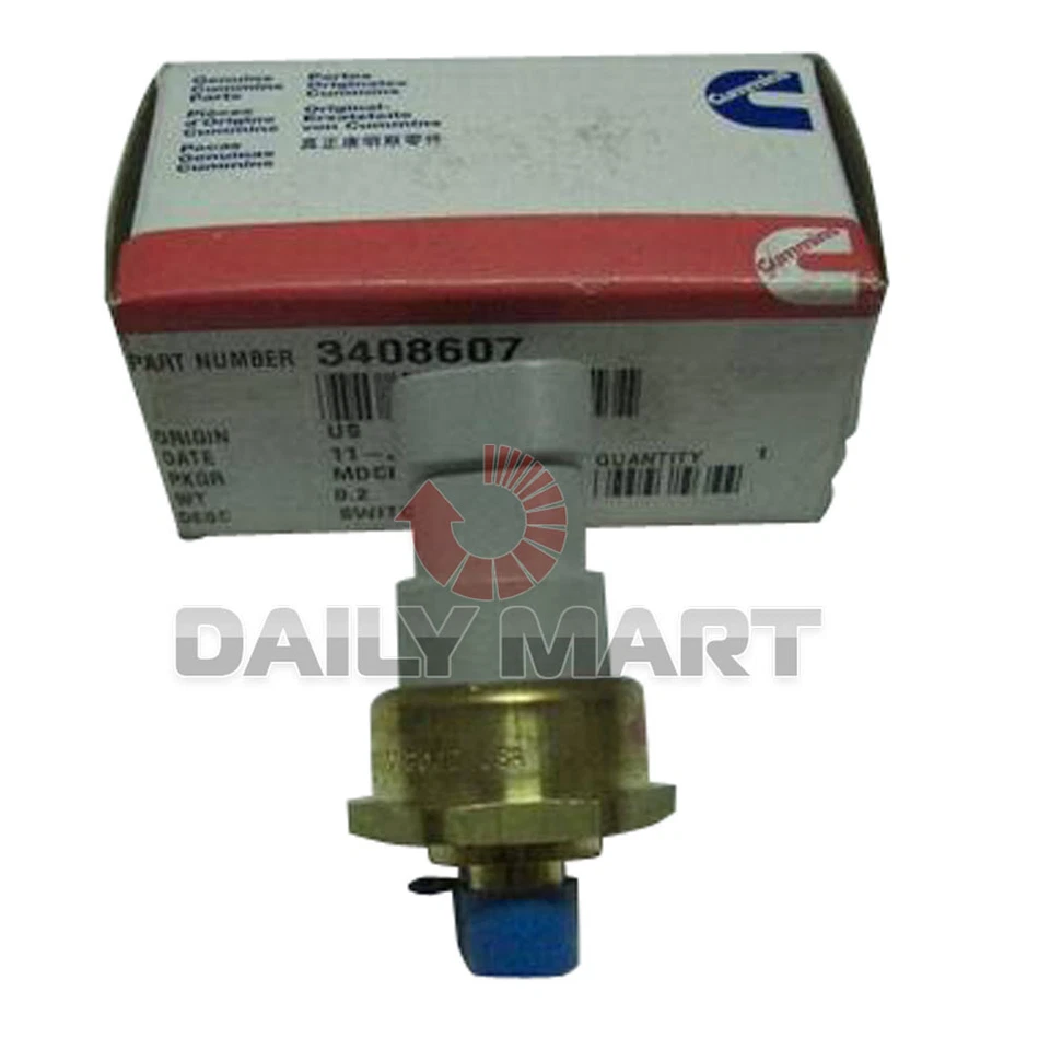 NT855 3408607 INTERRUPTOR DE ALARMA CUMMINS CONTROLADOR DE TEMPERATURA DEL MOTOR DIESEL NUEVO Foto 2 de 2