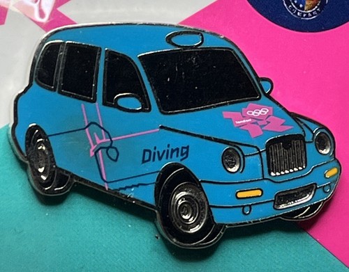 Insignia prendedor olímpico de buceo ~ Juegos de Londres 2012 ~ taxi taxi - Imagen 2 de 6
