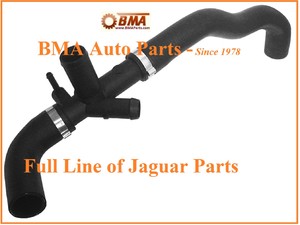 NEW-URO-JAGUAR-S-TYPE-AND-LINCOLN-LS-UPPER-RADIATOR-HOSE-2000-2002-3-0L-XR827648