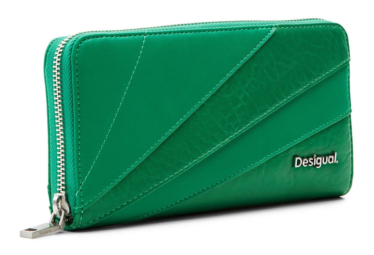 Desigual Machina Fiona Long Wallet Geldbörse Jungle Green grün Neu  