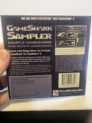 Gameshark Sampler Sample Playstation 1 & 2 PS1 PS2 - Works! | eBay