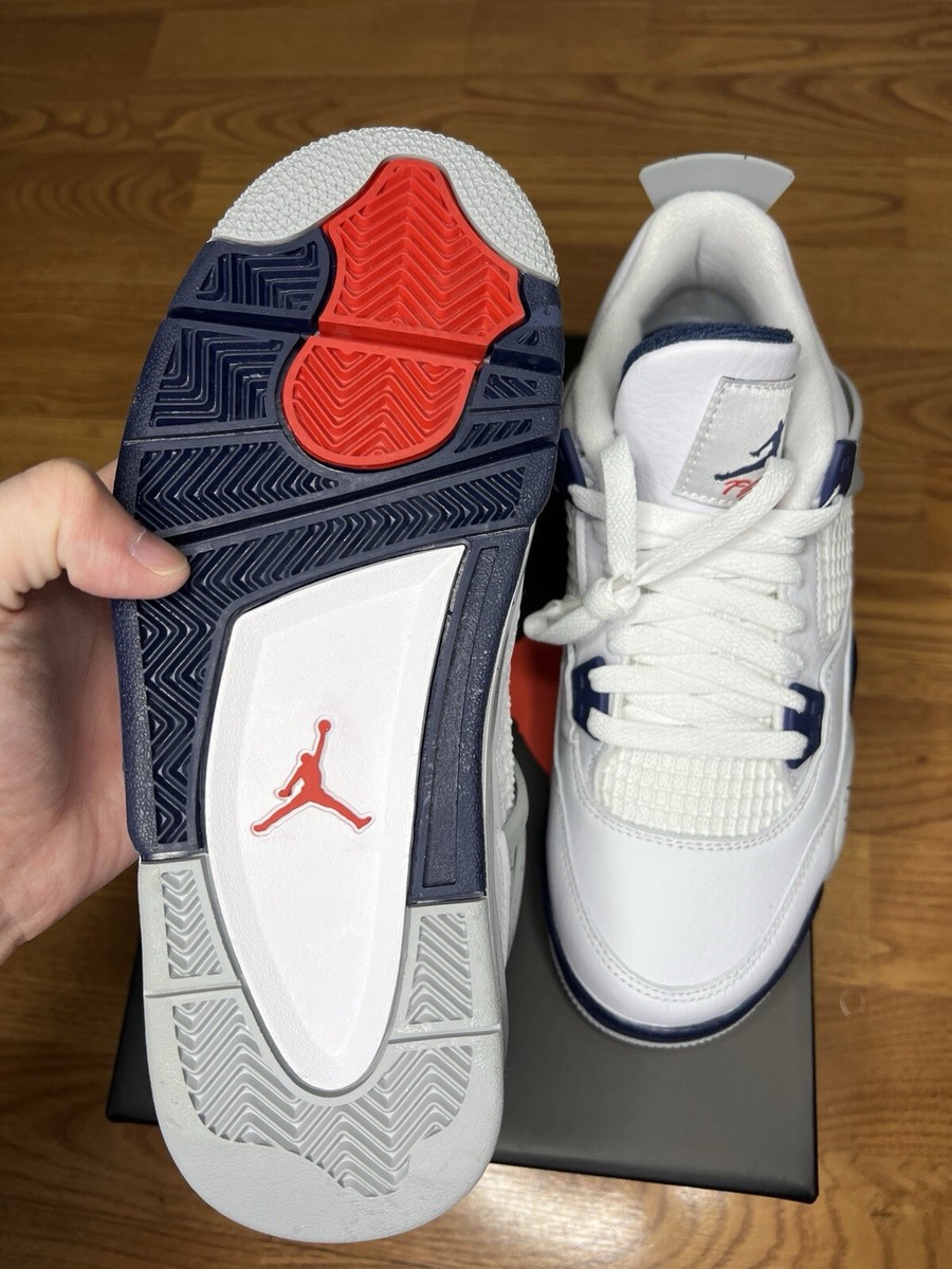 Size 5.5 - Jordan 4 Retro Mid Midnight Navy for sale online | eBay